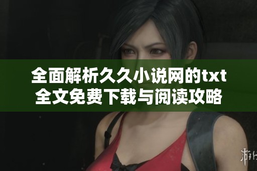 全面解析久久小说网的txt全文免费下载与阅读攻略