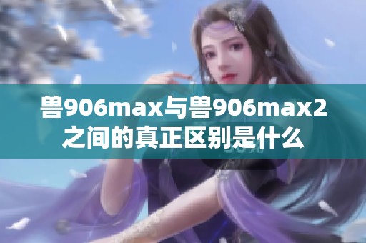 兽906max与兽906max2之间的真正区别是什么