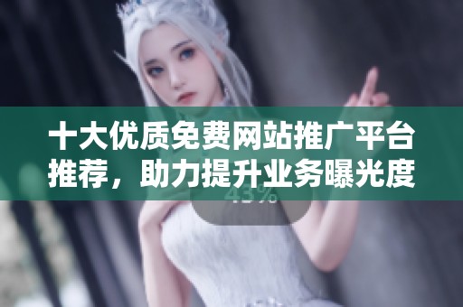 十大优质免费网站推广平台推荐，助力提升业务曝光度
