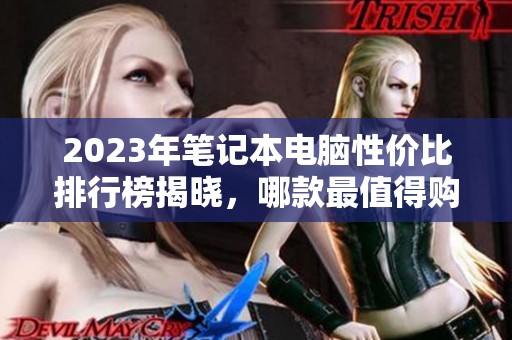 2023年笔记本电脑性价比排行榜揭晓，哪款最值得购买？