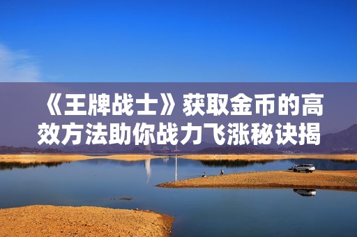 《王牌战士》获取金币的高效方法助你战力飞涨秘诀揭秘