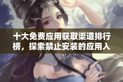 十大免费应用获取渠道排行榜，探索禁止安装的应用入口