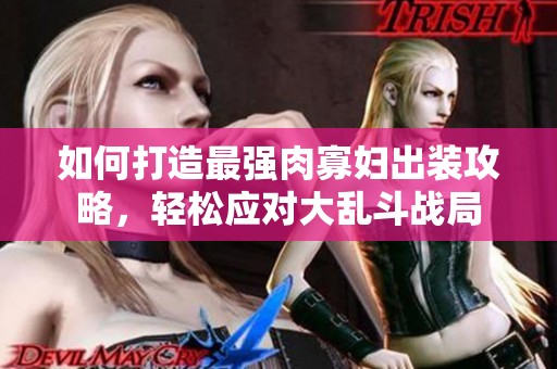 如何打造最强肉寡妇出装攻略，轻松应对大乱斗战局
