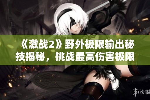 《激战2》野外极限输出秘技揭秘，挑战最高伤害极限之路