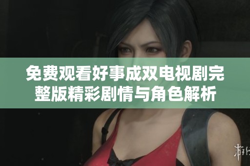 免费观看好事成双电视剧完整版精彩剧情与角色解析