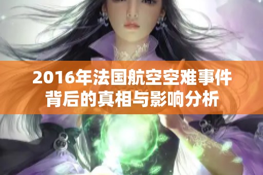 2016年法国航空空难事件背后的真相与影响分析