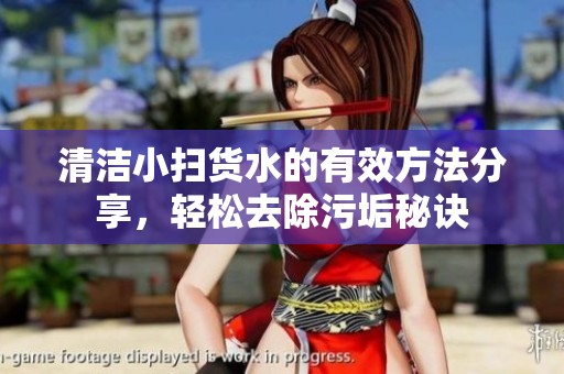清洁小扫货水的有效方法分享，轻松去除污垢秘诀