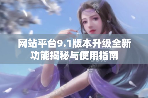 网站平台9.1版本升级全新功能揭秘与使用指南