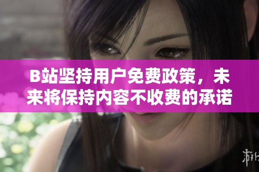 B站坚持用户免费政策，未来将保持内容不收费的承诺