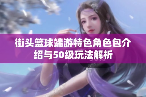 街头篮球端游特色角色包介绍与50级玩法解析
