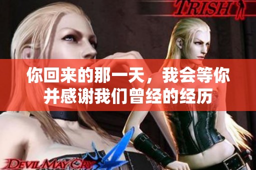 你回来的那一天，我会等你并感谢我们曾经的经历