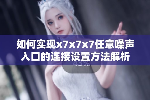如何实现x7x7x7任意噪声入口的连接设置方法解析