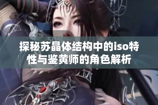 探秘苏晶体结构中的iso特性与鉴黄师的角色解析