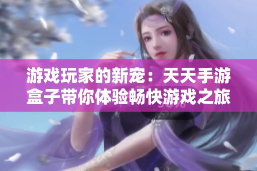 游戏玩家的新宠：天天手游盒子带你体验畅快游戏之旅