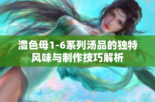澧色母1-6系列汤品的独特风味与制作技巧解析