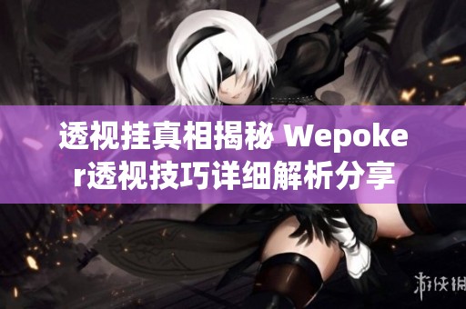 透视挂真相揭秘 Wepoker透视技巧详细解析分享