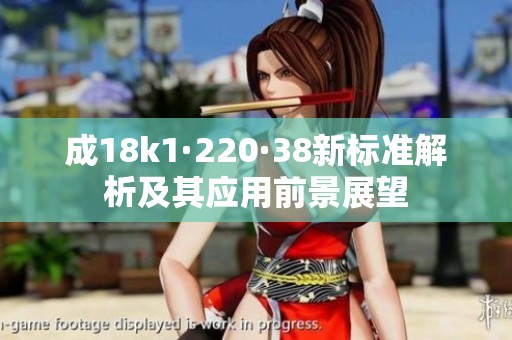 成18k1·220·38新标准解析及其应用前景展望
