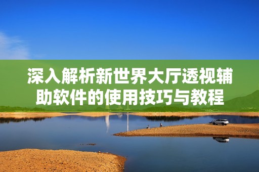 深入解析新世界大厅透视辅助软件的使用技巧与教程
