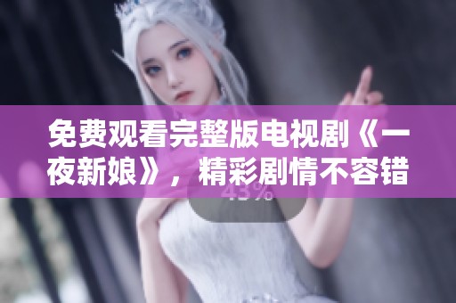 免费观看完整版电视剧《一夜新娘》，精彩剧情不容错过