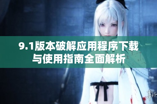 9.1版本破解应用程序下载与使用指南全面解析