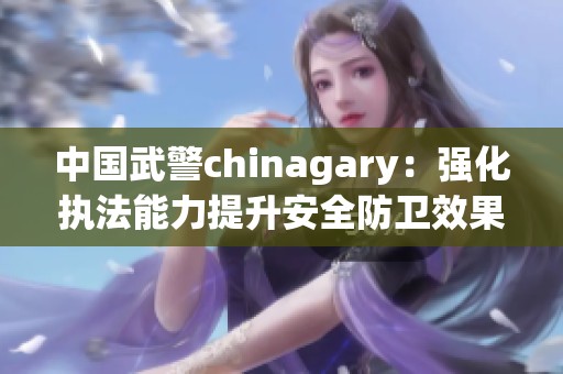 中国武警chinagary：强化执法能力提升安全防卫效果