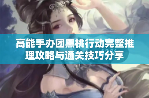 高能手办团黑桃行动完整推理攻略与通关技巧分享
