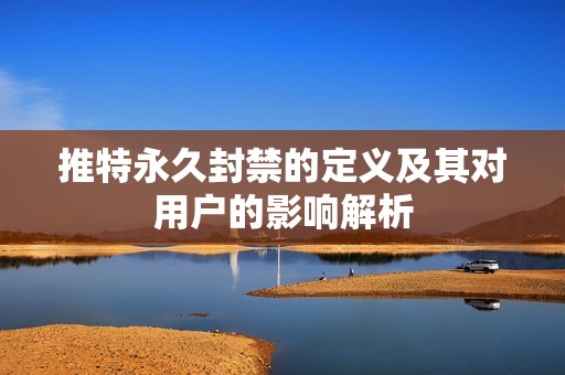 推特永久封禁的定义及其对用户的影响解析