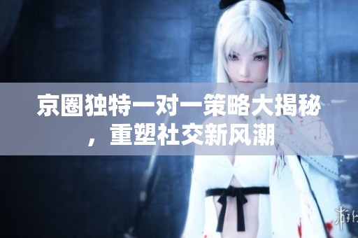 京圈独特一对一策略大揭秘，重塑社交新风潮