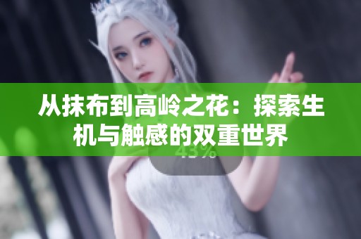 从抹布到高岭之花：探索生机与触感的双重世界
