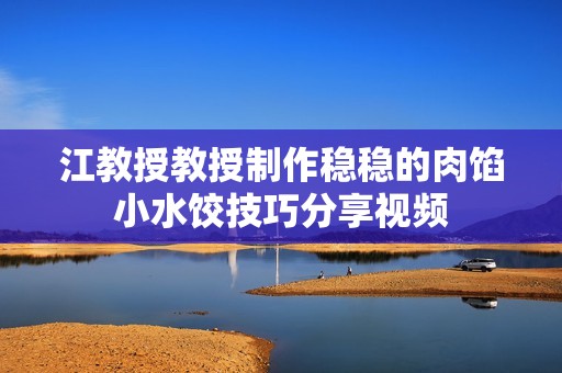 江教授教授制作稳稳的肉馅小水饺技巧分享视频