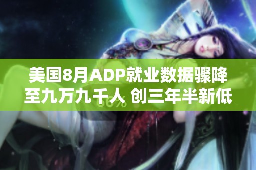 美国8月ADP就业数据骤降至九万九千人 创三年半新低
