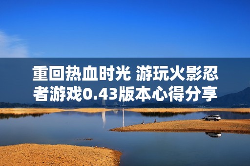重回热血时光 游玩火影忍者游戏0.43版本心得分享