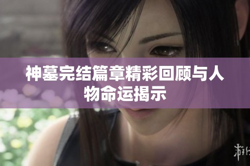 神墓完结篇章精彩回顾与人物命运揭示