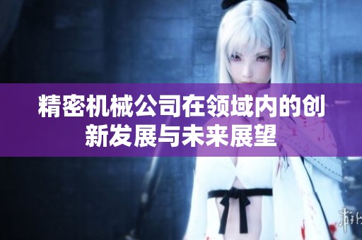 精密机械公司在领域内的创新发展与未来展望