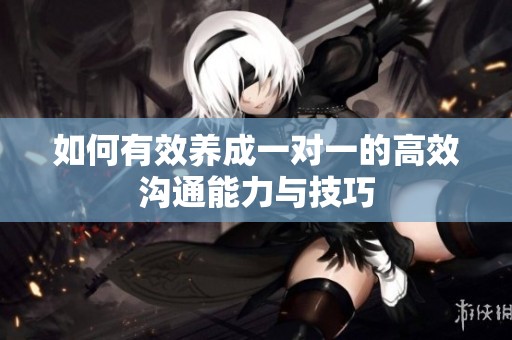 如何有效养成一对一的高效沟通能力与技巧