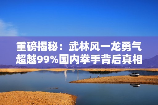 重磅揭秘：武林风一龙勇气超越99%国内拳手背后真相