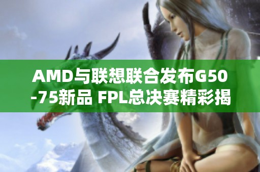 AMD与联想联合发布G50-75新品 FPL总决赛精彩揭晓