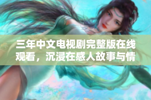 三年中文电视剧完整版在线观看，沉浸在感人故事与情感纠葛中