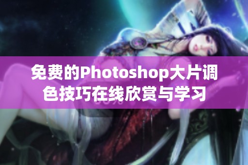 免费的Photoshop大片调色技巧在线欣赏与学习
