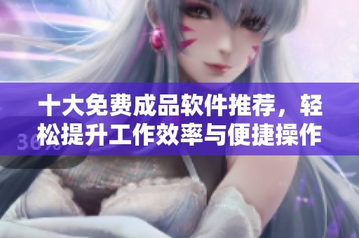 十大免费成品软件推荐，轻松提升工作效率与便捷操作