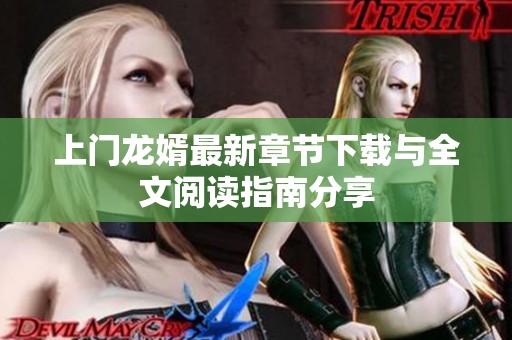 上门龙婿最新章节下载与全文阅读指南分享