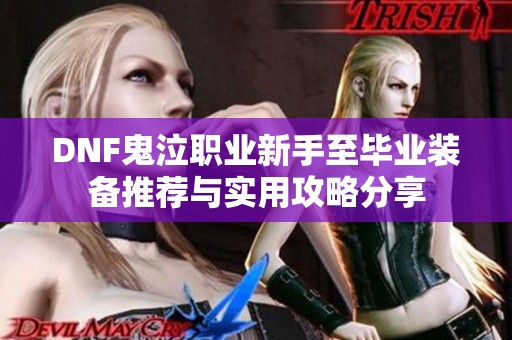 DNF鬼泣职业新手至毕业装备推荐与实用攻略分享