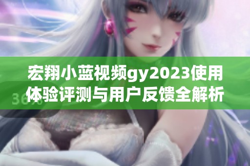 宏翔小蓝视频gy2023使用体验评测与用户反馈全解析