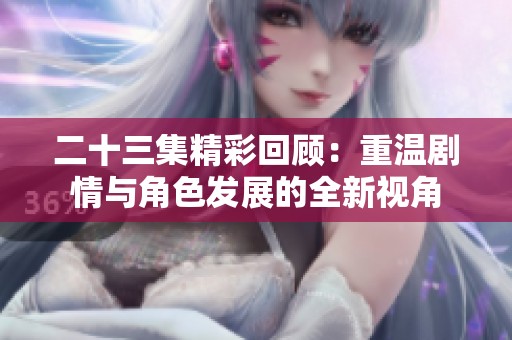 二十三集精彩回顾：重温剧情与角色发展的全新视角