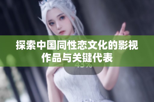 探索中国同性恋文化的影视作品与关键代表
