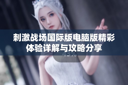 刺激战场国际版电脑版精彩体验详解与攻略分享