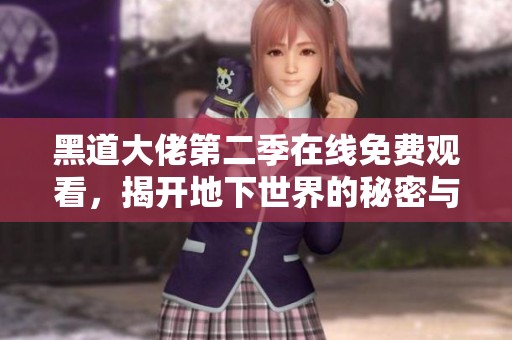 黑道大佬第二季在线免费观看，揭开地下世界的秘密与争斗