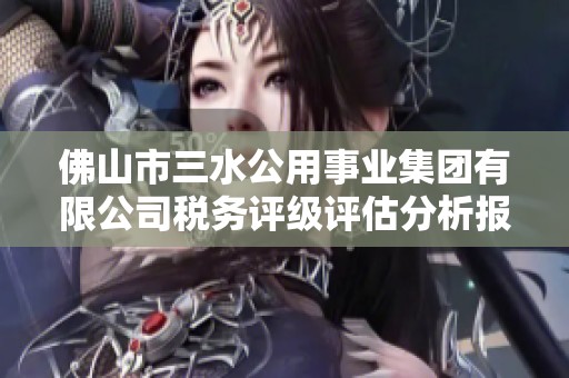 佛山市三水公用事业集团有限公司税务评级评估分析报告