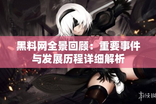 黑料网全景回顾：重要事件与发展历程详细解析