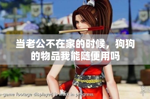 当老公不在家的时候，狗狗的物品我能随便用吗